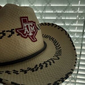 Texas A&M Straw Cowboy Hat